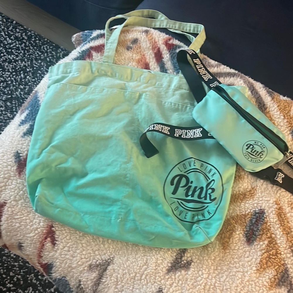 PINK beach bags and hip sac